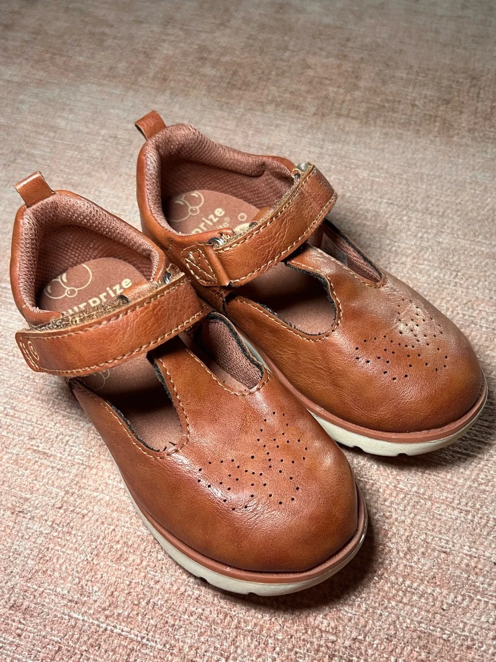 Stride Rite Brown Mary Jane Kids Size 9 Shoes Comfortable Betty Sue